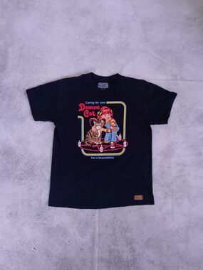 Caring For Your Demon Cat Steven Rhodes T-Shirt